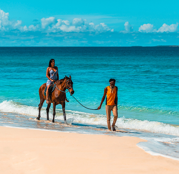 Horse Riding at the beach side